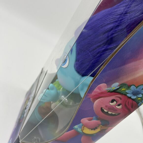 DreamWorks Blue Trolls World Tour Toddler Branch Doll w/ Come NEW - Picture 6 of 8